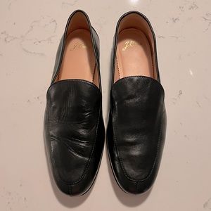 J. Crew Cecile smoking slippers in leather
